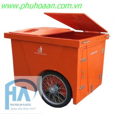 Thùng rác composite 1000L giá rẻ Phú Hòa An