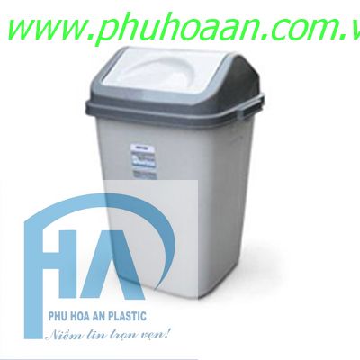 Thùng nhựa rác H085 60L cao cấp Phú Hòa An.