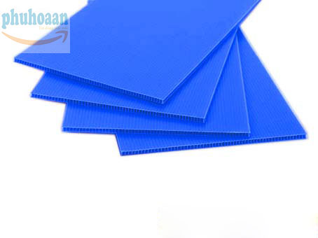 Tấm nhựa danpla màu xanh tím Phú Hòa An giá ưu đãi