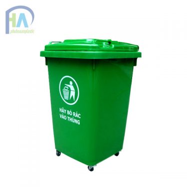 Thùng rác nhựa TR 60 lít Phú Hòa An bán chạy nhất thị trường