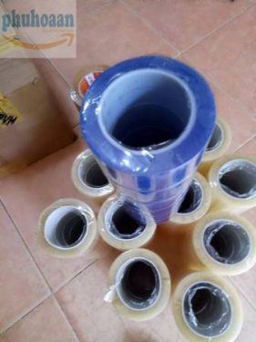 Băng keo lõi nhựa màu xanh dương MS Phú Hòa An giá cực rẻ