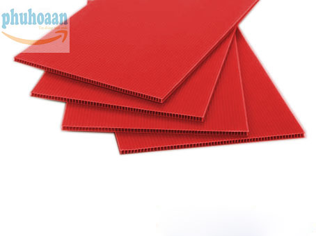 Tìm mua Tấm nhựa danpla thường màu đỏ Phú Hòa An