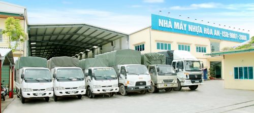 Đội xe vận tải Nhựa Phú Hòa An