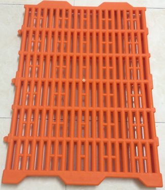 Tấm nhựa lót sàn chuồng heo (chuồng chó) 40x55 cam cao cấp Phú Hòa An