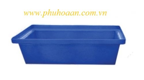 Thùng nhựa chữ nhật (thùng nhựa nuôi cá) dung tích 30l nhin bao quát cao cấp Phú Hòa An.