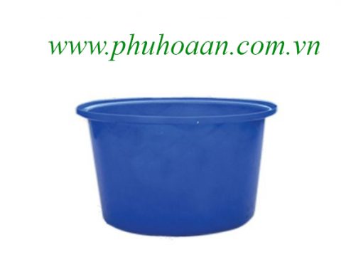 Thùng tròn (thùng nhựa nuôi cá) 350 lít cao cấp Phú Hòa An