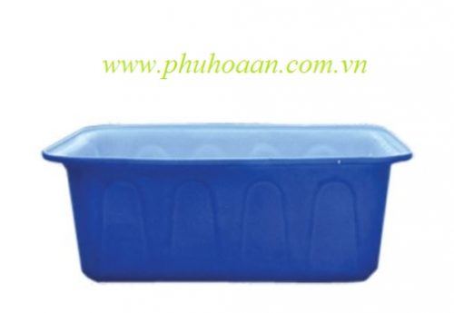 Thùng nhựa chữ nhật (thùng nhựa nuôi cá) dung tích 50l nhin bao quát cao cấp Phú Hòa An