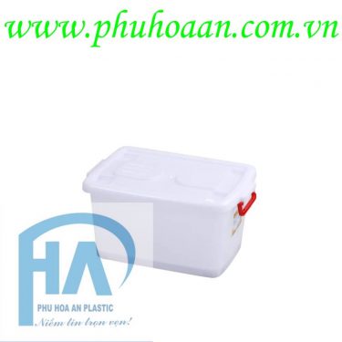 Thùng nhựa có nắp DA30 cao cấp Phú Hòa An.