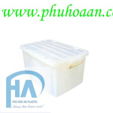 Thùng nhựa có nắp AS6550 cao cấp Phú Hòa An
