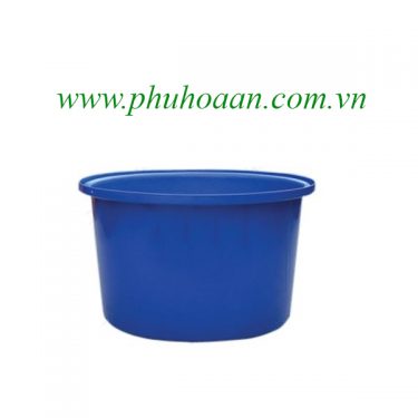 Thùng tròn (thùng nhựa nuôi cá) 500 lít cao cấp Phú Hòa An