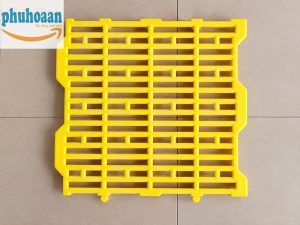 Tấm nhựa lót sàn chuồng heo (chuồng chó) 40x40