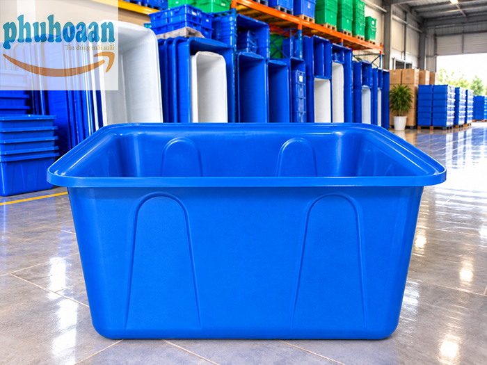 Thùng nhựa nuôi cá 200l giá rẻ
