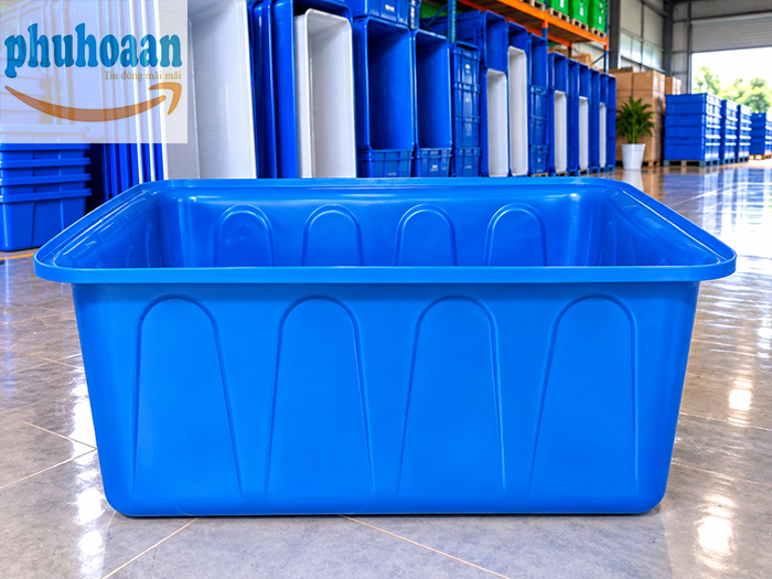 Thùng nhựa nuôi cá 200l giá rẻ
