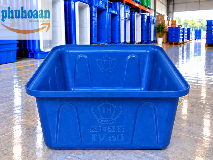 Thùng nhựa nuôi cá 50 lít giá rẻ