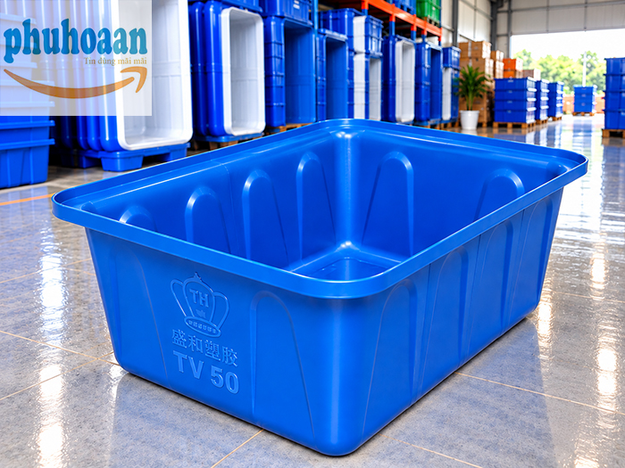 Thùng nhựa nuôi cá 50 lít giá rẻ