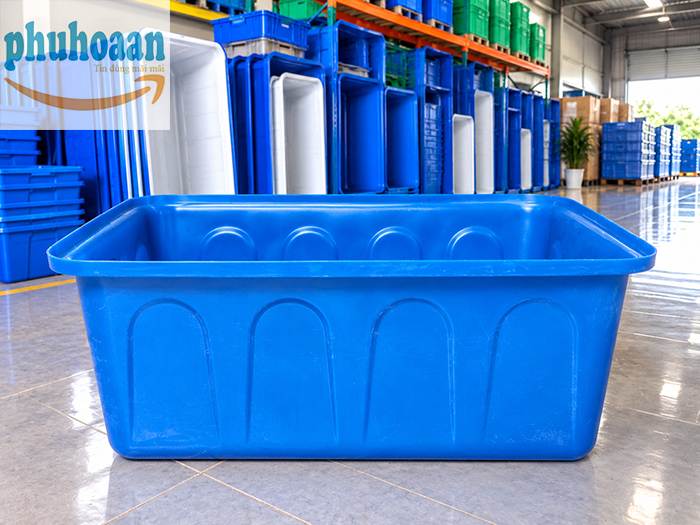 Thùng nhựa nuôi cá 100l giá rẻ