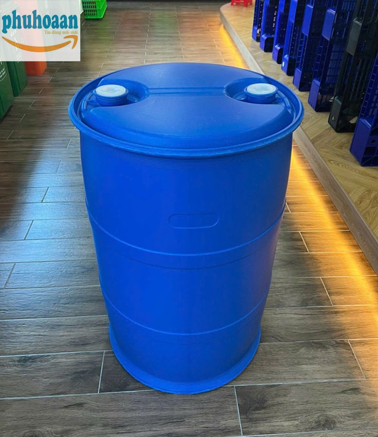 Thùng phuy 220L nắp nhỏ giá rẻ