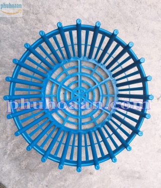 Chậu nhựa trồng lan màu xanh dương