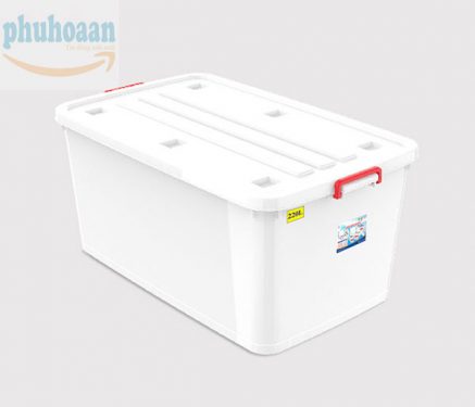 Thùng vuông 220l có nắp Phú Hòa An
