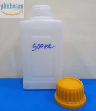 Chai nhựa 500ml vuông Phú Hòa An