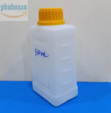Chai nhựa 500ml vuông Phú Hòa An
