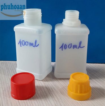 Chai nhựa vuông 100ml giá rẻ