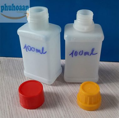 Chai nhựa vuông 100ml giá rẻ
