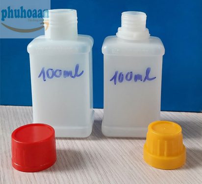 Chai nhựa vuông 100ml giá rẻ