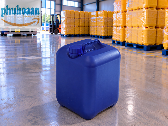 Mua can nhựa 20 lít màu xanh quai thẳng giá rẻ