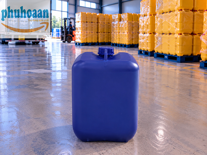 Mua can nhựa 20 lít màu xanh quai thẳng giá rẻ