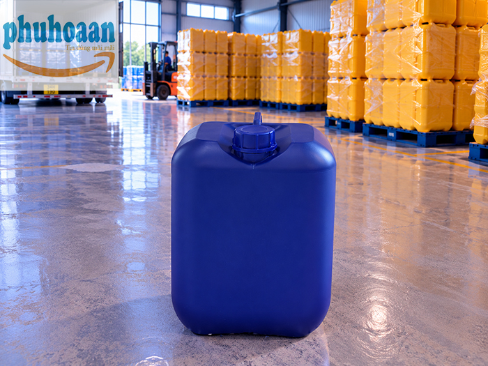 Mua can nhựa 20 lít màu xanh quai thẳng giá rẻ