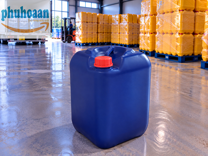 Can nhựa 20 lít vuông quai chéo giá rẻ