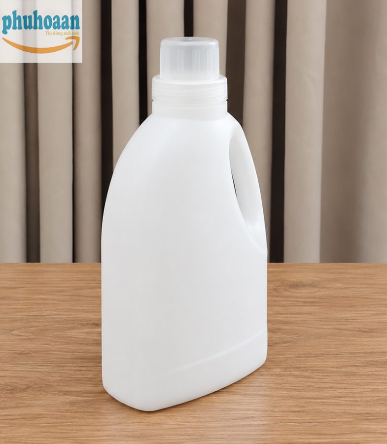 Can nhựa HDPE 2 lít đựng nước giặt xả giá rẻ