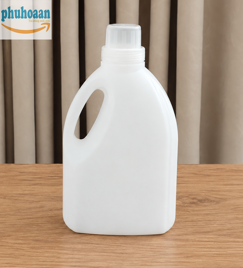 Can nhựa HDPE 2 lít đựng nước giặt xả giá rẻ