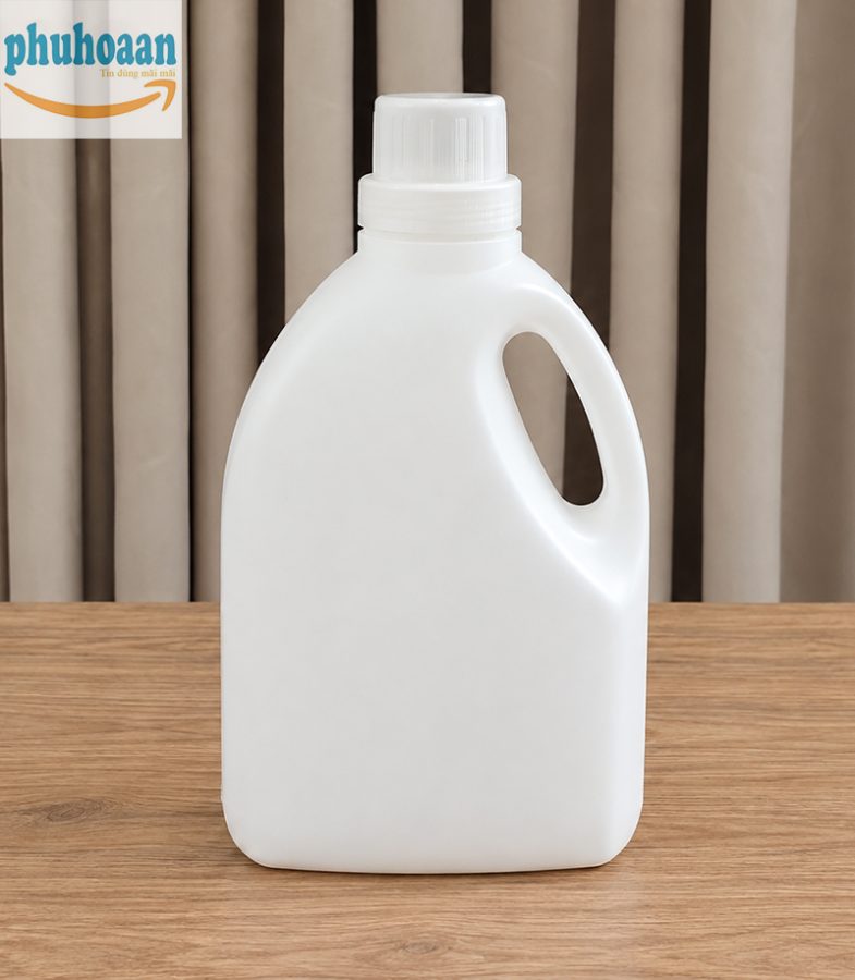 Can nhựa HDPE 2 lít đựng nước giặt xả giá rẻ