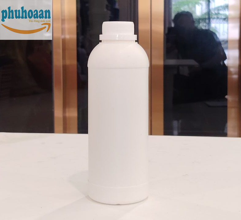 Chai nhựa 1 lít tròn HDPE giá rẻ