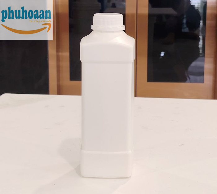 Chai nhựa 1 lít vuông giá rẻ