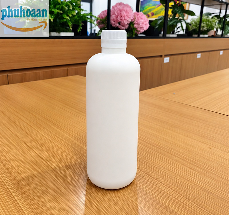 Chai nhựa HDPE 500ml tròn cao giá rẻ