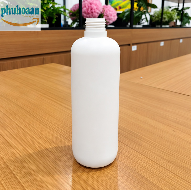 Chai nhựa HDPE 500ml tròn cao giá rẻ