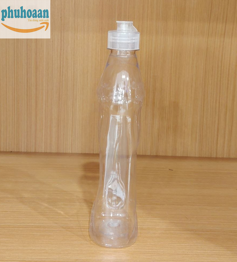 Chai nhựa PET 400ml đựng nước rửa chén giá rẻ