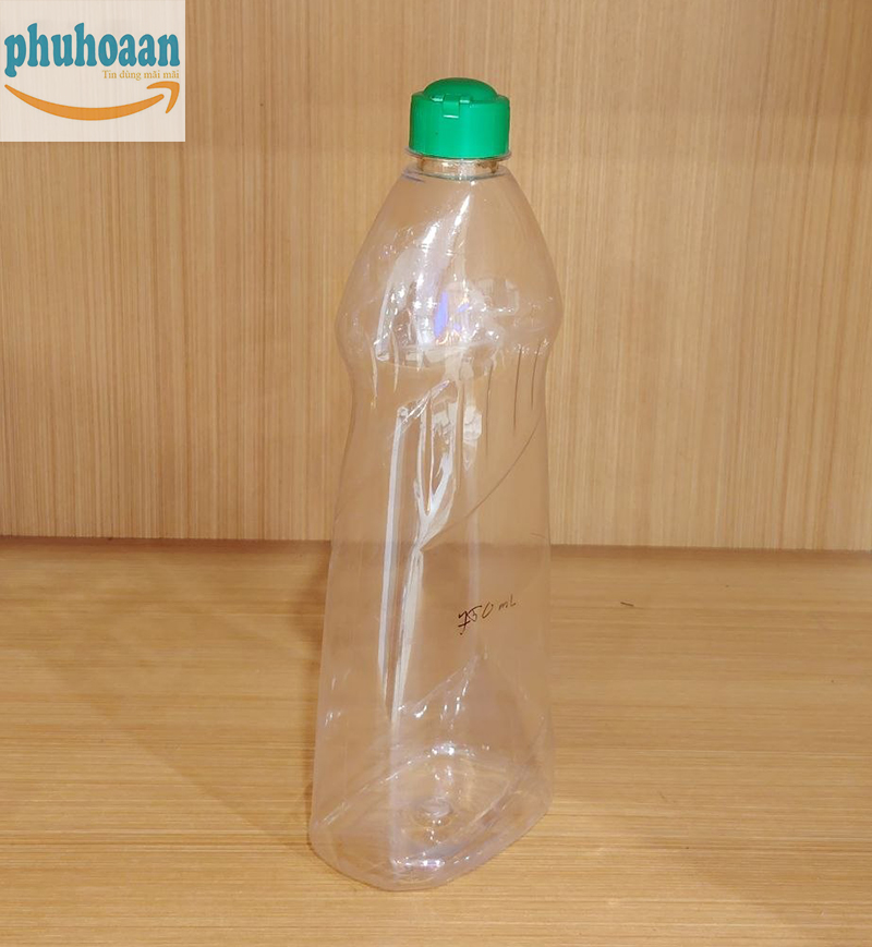 Chai nhựa PET 800ml đựng nước rửa chén giá rẻ