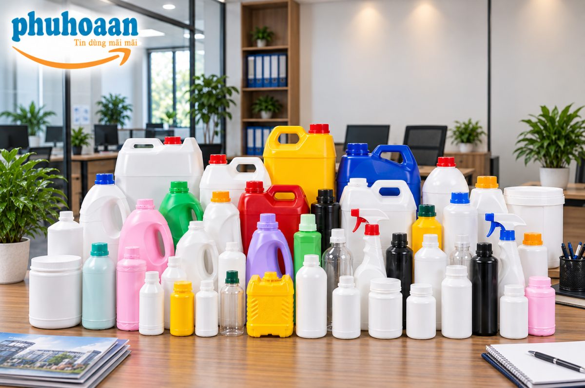 Nhà máy nhựa Phú Hoà An nhận làm chai nhựa theo yêu cầu