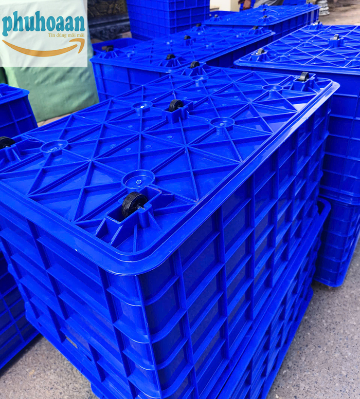 Thùng nhựa đặc 5 bánh xe giá rẻ