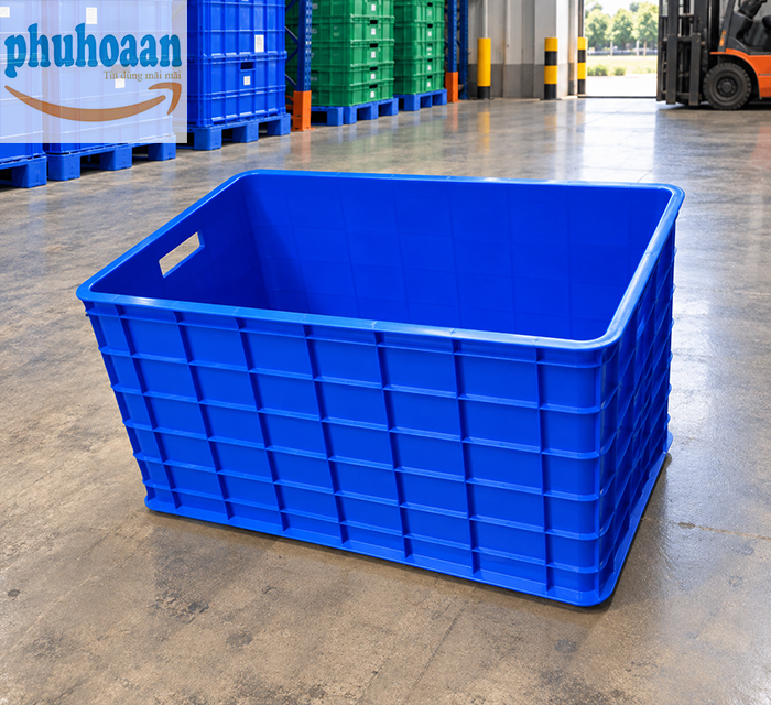 Thùng nhựa đặc 5 bánh xe giá rẻ