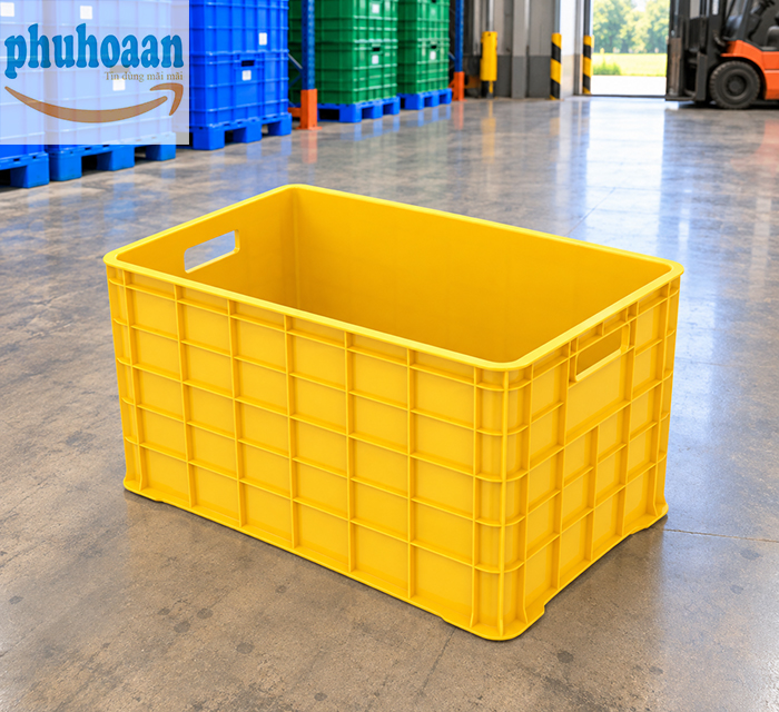 Thùng nhựa đặc 5 bánh xe giá rẻ