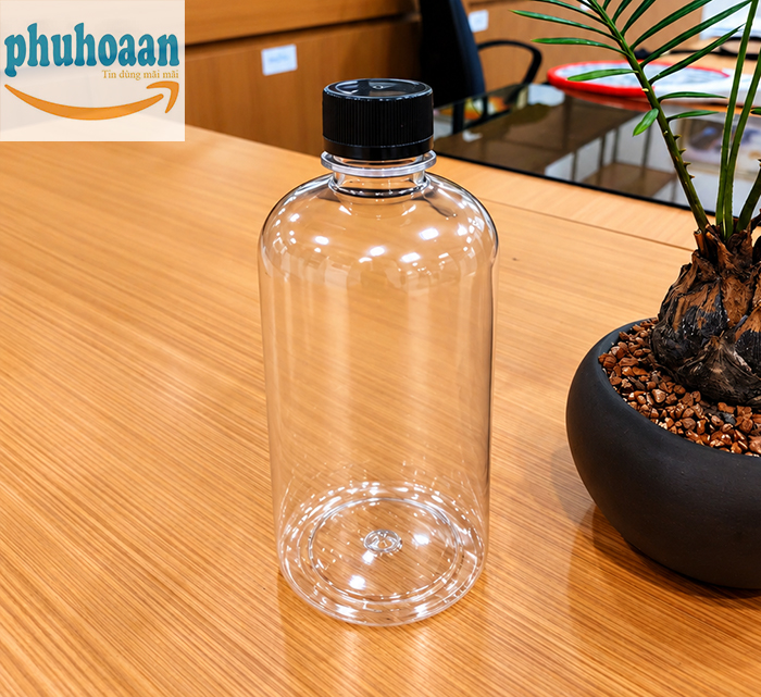 Chai nhựa 500ml tròn giá rẻ
