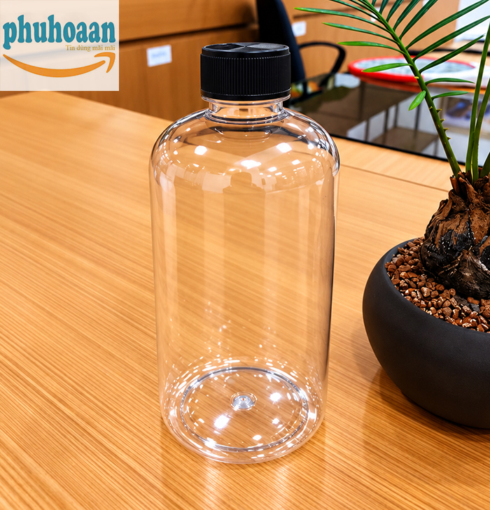 Chai nhựa 500ml tròn giá rẻ