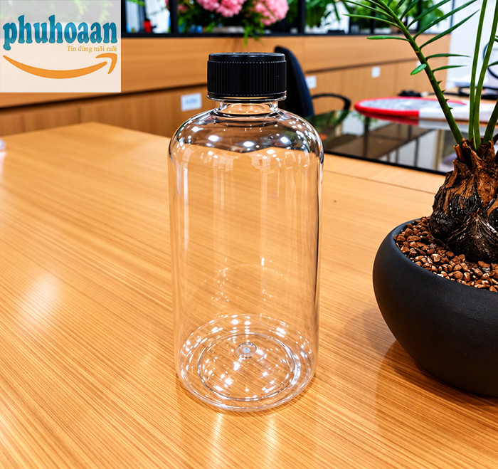 Chai nhựa 500ml tròn giá rẻ
