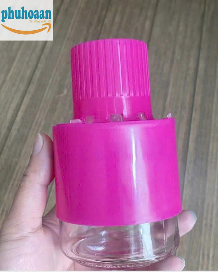 Cốc thả bồn cầu thuỷ tinh nắp chụp