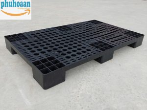 Pallet nhựa PL04LS màu đen giá rẻ